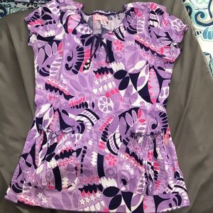 Koi scrub top